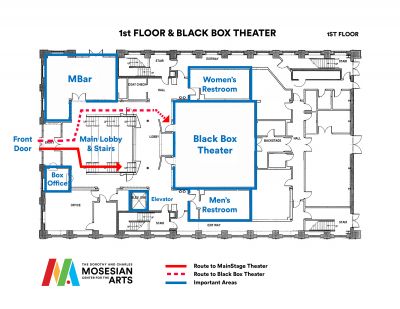Ground Floor Map of MCA